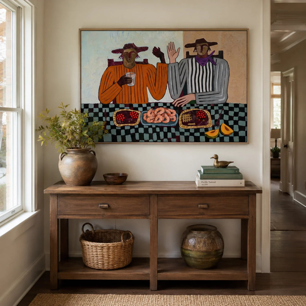 Vintage Americana Art | Harvest Table