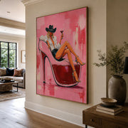 POP Art | Heel Lounge Cowgirl