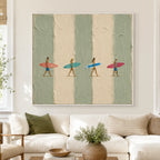 3D textured Art | Stride of Summer