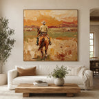 Vintage Americana Art | Ember Road to Silence