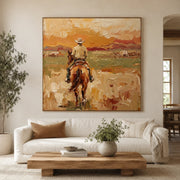 Vintage Americana Art | Ember Road to Silence