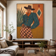 Vintage Americana Art | The Geometry of Dust