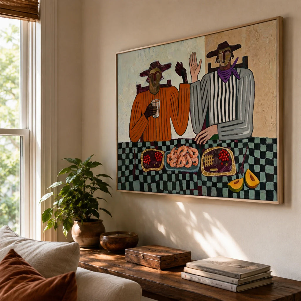 Vintage Americana Art | Harvest Table