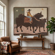 Vintage Americana Art | Star Herder