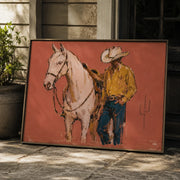 POP Art | Quiet Geometry of the White Mustang