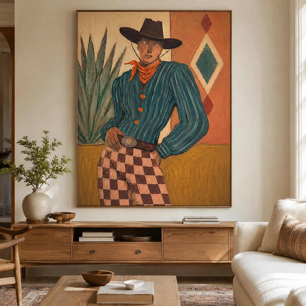 Vintage Americana Art | The Geometry of Dust