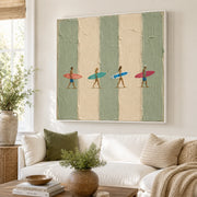 3D textured Art | Stride of Summer