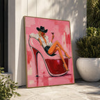 POP Art | Heel Lounge Cowgirl