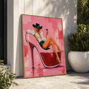 POP Art | Heel Lounge Cowgirl