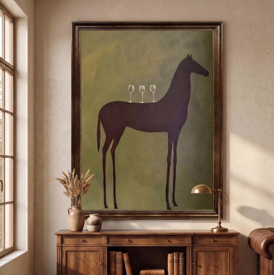 Vintage Americana Art | Quiet Toast