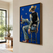 POP Art | Blue Night Cowboy