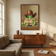 Surreal Art | Green Cowboy Frog