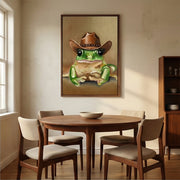 Surreal Art | Green Cowboy Frog