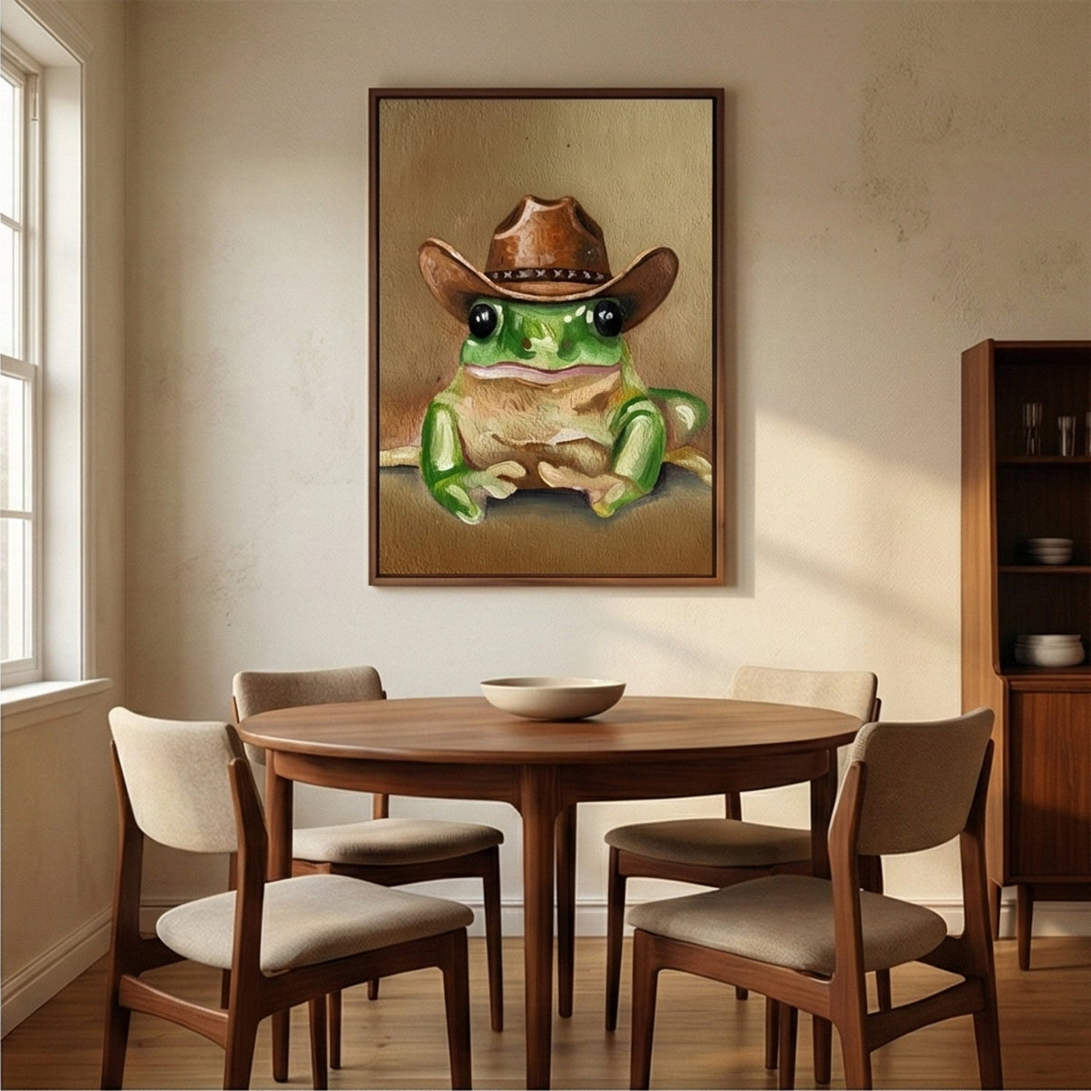 Surreal Art | Green Cowboy Frog