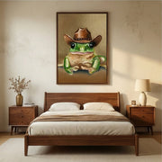 Surreal Art | Green Cowboy Frog