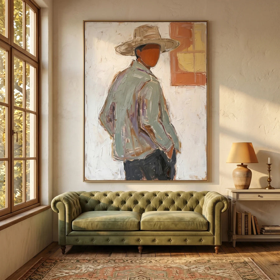 Vintage Americana Art | Desert Silence