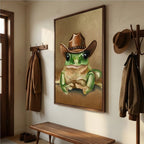 Surreal Art | Green Cowboy Frog