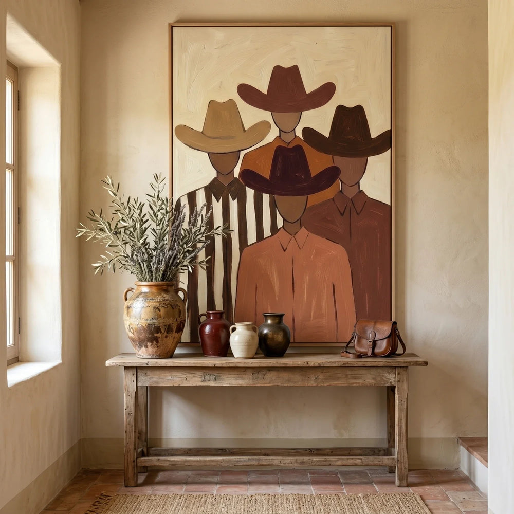 Vintage Americana Art | Quiet Brotherhood