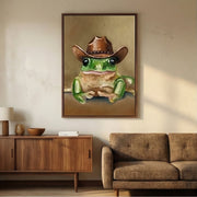 Surreal Art | Green Cowboy Frog