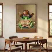 Surreal Art | Green Cowboy Frog