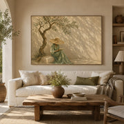 Vintage Americana Art | Where the Light Learns Silence