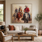 Vintage Americana Art | The Gathering of the Untamed Horizon