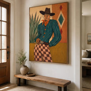 Vintage Americana Art | The Geometry of Dust