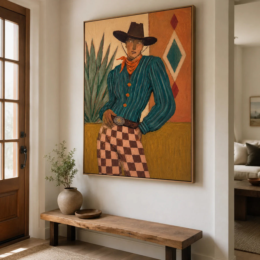 Vintage Americana Art | The Geometry of Dust