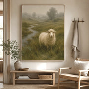 Vintage Americana Art | Valley Wool Ewe