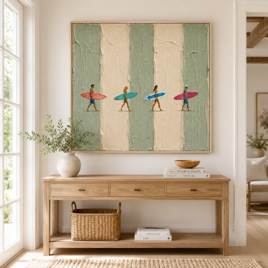 3D textured Art | Stride of Summer