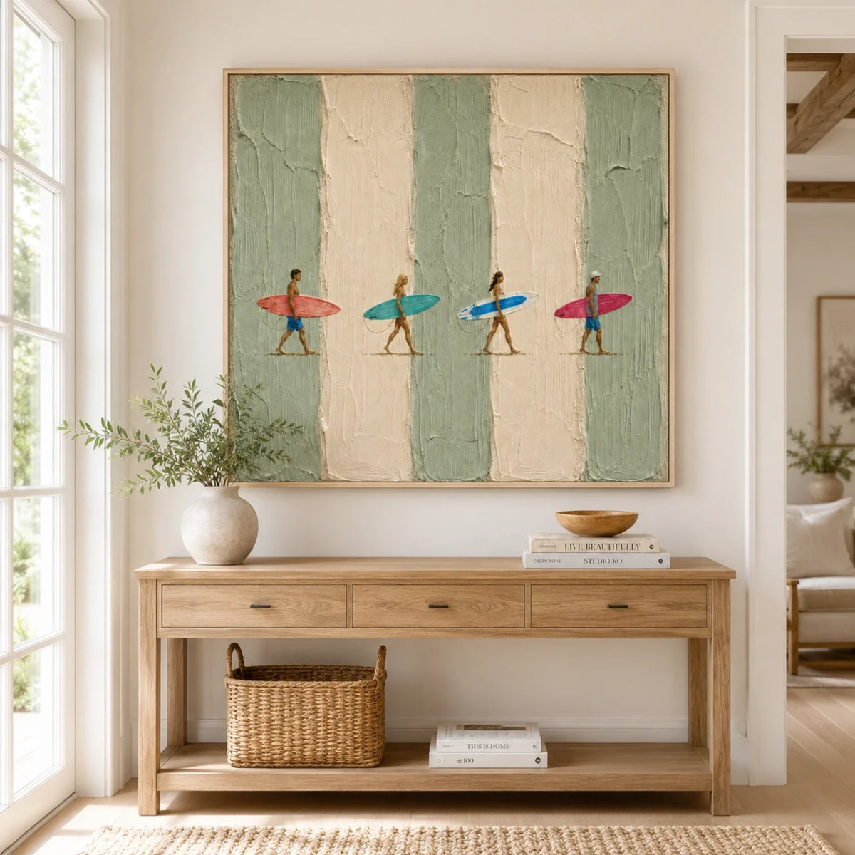 3D textured Art | Stride of Summer
