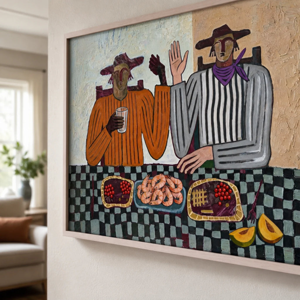 Vintage Americana Art | Harvest Table