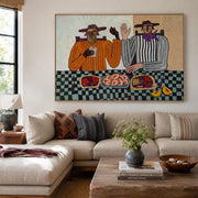 Vintage Americana Art | Harvest Table