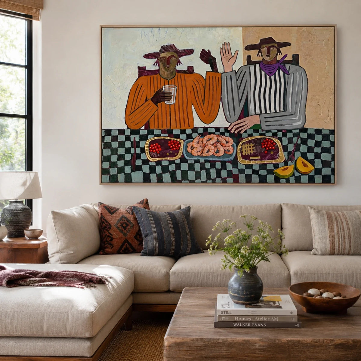 Vintage Americana Art | Harvest Table