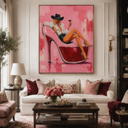 POP Art | Heel Lounge Cowgirl