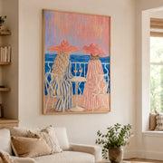 Vintage Americana Art | Sunset Terrace Toast