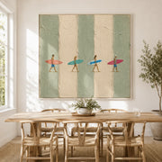 3D textured Art | Stride of Summer