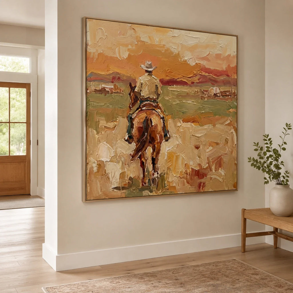 Vintage Americana Art | Ember Road to Silence