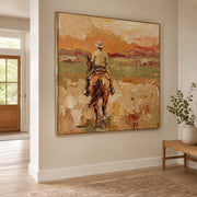 Vintage Americana Art | Ember Road to Silence