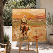 Vintage Americana Art | Ember Road to Silence