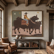 Vintage Americana Art | Star Herder