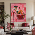 POP Art | Heel Lounge Cowgirl