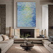 Impressionist Art | Aqua Swirl Glow