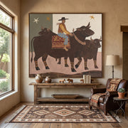 Vintage Americana Art | Star Herder