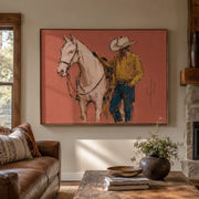 POP Art | Quiet Geometry of the White Mustang