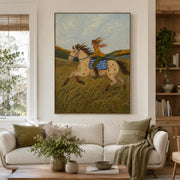 Vintage Americana Art | Where the Wind Learns Her Name
