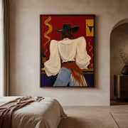 POP Art | Saloon Cowgirl’s Back View