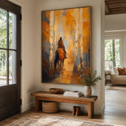 Vintage Americana Art | Through the Golden Birch Silence