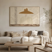 Vintage Americana Art | Straw Hat Serenity