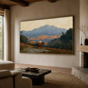 Vintage Americana Art | Valley Golden Glow
